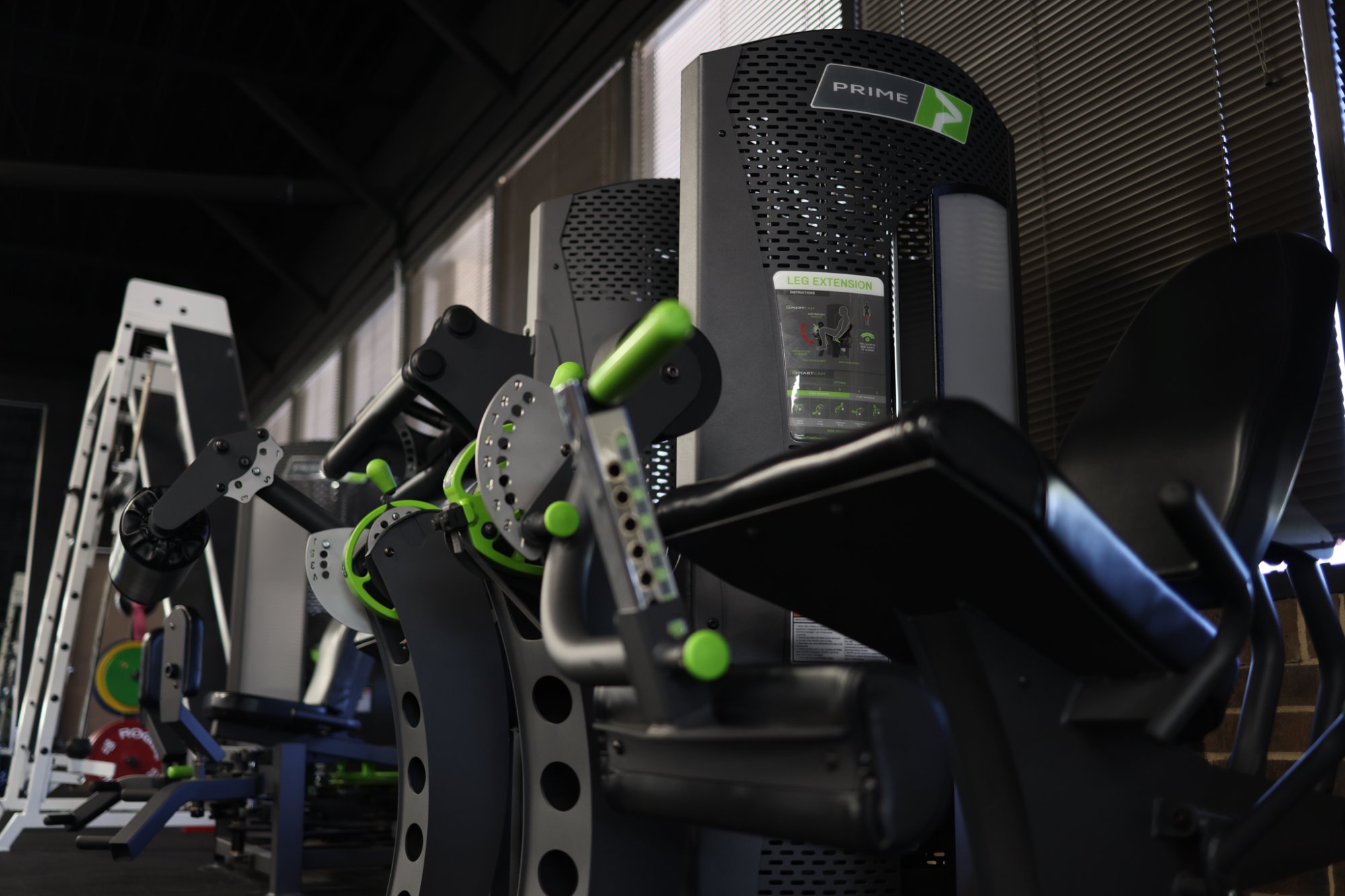 Prime Fitness leg extension equipment at Adapt